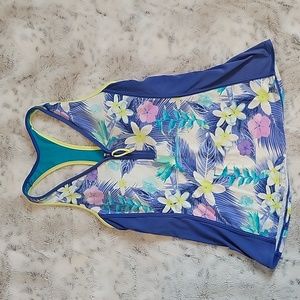 Beach House Floral Tankini Top